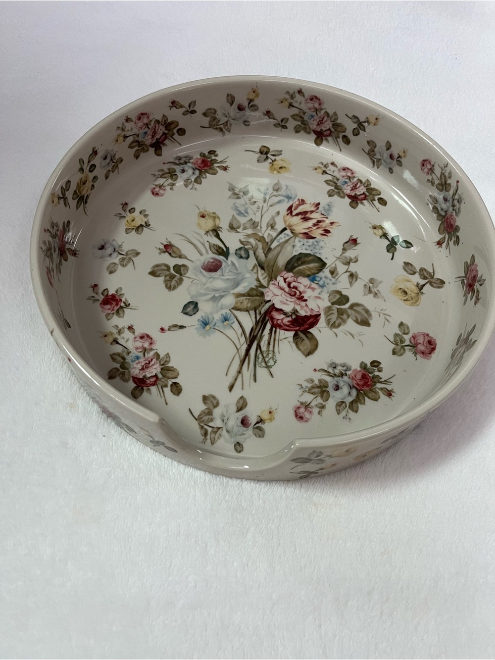 Vintage Sweet England Floral Serve ware